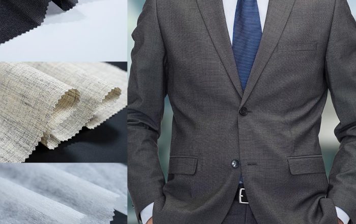 Garment interlining supports collars, cuffs, fronts, and other areas while helping clothes keep shape and comfort.