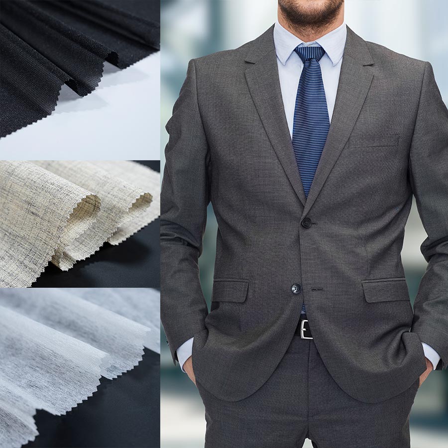 garment interlining Garment interlining supports collars, cuffs, fronts, and other areas while helping clothes keep shape and comfort.